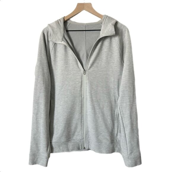 lululemon athletica Other - Lululemon Men’s City Sweat Full Zip Hoodie Heathered Ultra Light Grey Size M